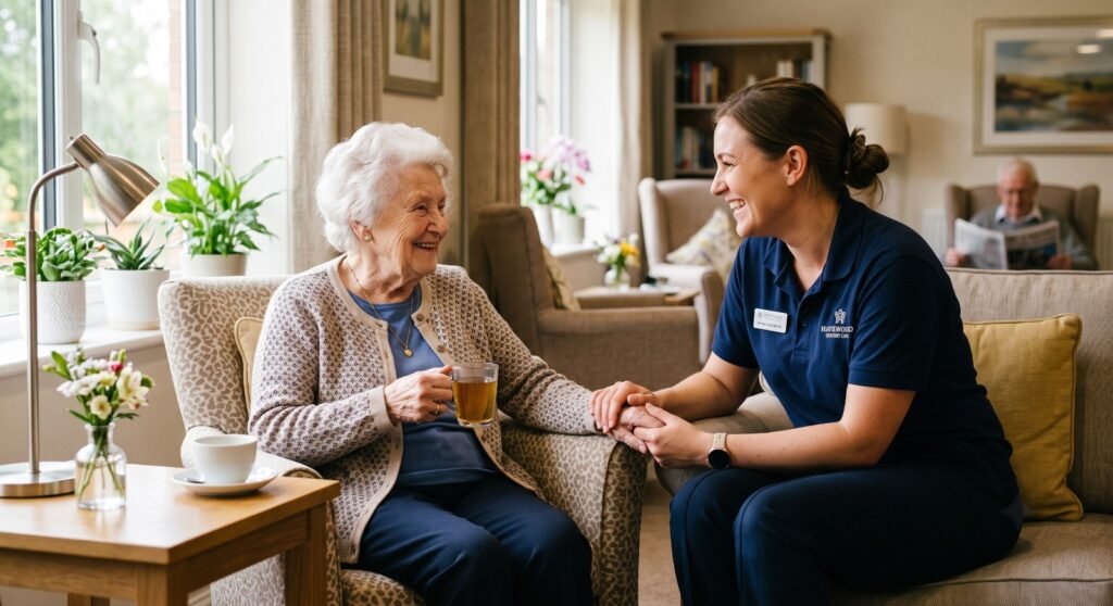 Consultant discussing financial plans with senior clients
